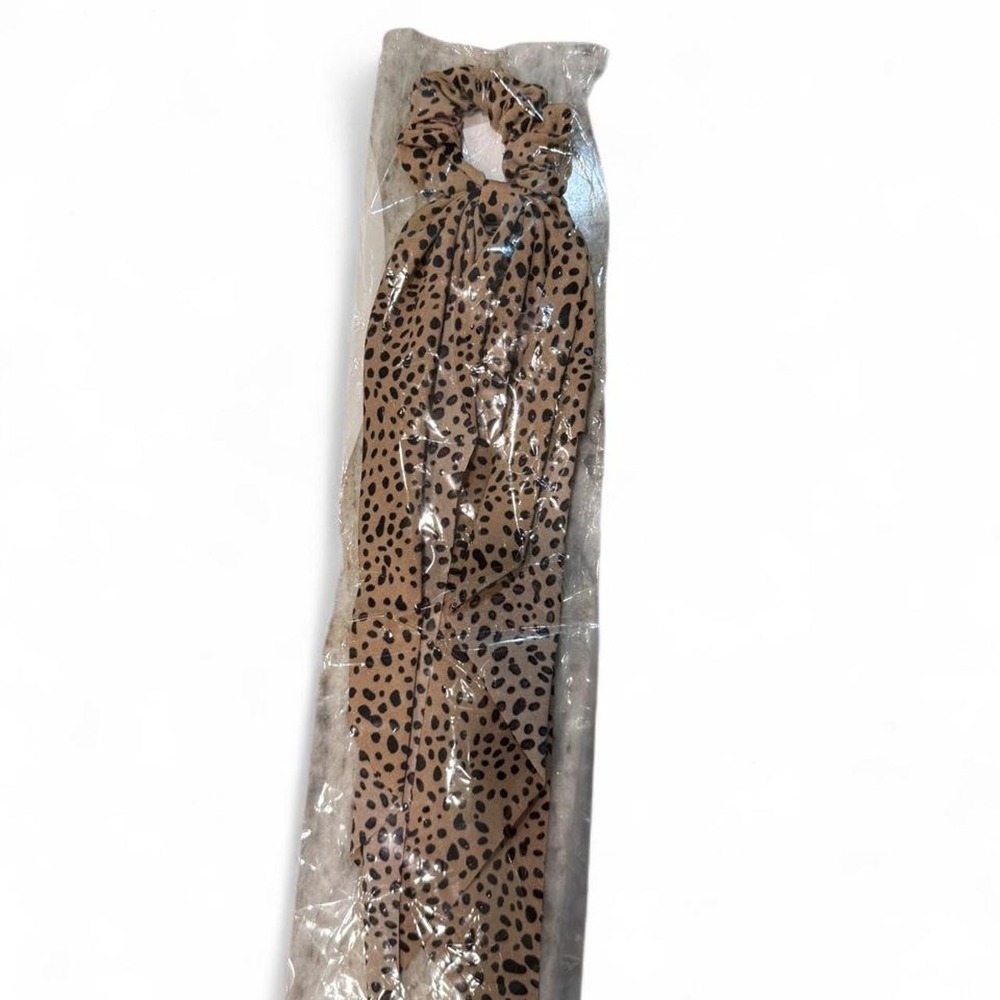 PacSun leopard print scarf scrunchie